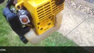 How To Run A TwoStroke Strimmer Grass Trimmer On Left Over High Grade Oil [upl. by Welcome704]