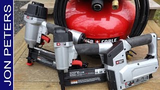 250 Nail Gun Compressor Combo Kit  Test amp Review [upl. by Merridie357]