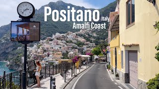 Positano Italy  July 2021  Amalfi Coast  4KHDR Walking Tour ▶42min  Tourister Tours [upl. by Edak]