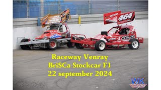 Raceway Venray BriSCa Stockcar F1 22 september 2024 [upl. by Javier]