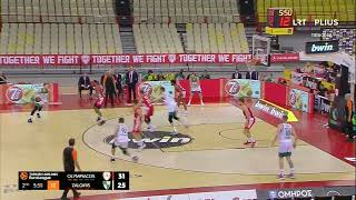 202223 Euroleague R2 Olympiacos  Žalgiris Full Highlights [upl. by Teage]