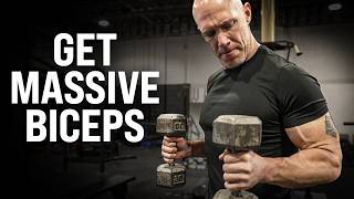 The ONLY 3 Bicep Exercises For Men Over 40 GET RIPPED ARMS [upl. by Rondi]