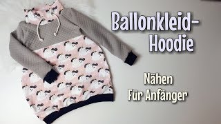 Ballonkleid  Nähanleitung OHNE Schnittmuster  Für Anfänger  Nähtinchen [upl. by Lewse]