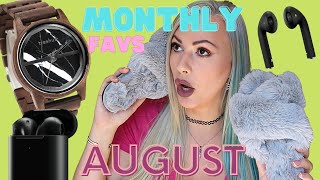 August Favorites Fuzzy Slippers Treehut Watch Moweek Black Pods 2 [upl. by Wistrup]