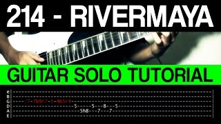 214  Rivermaya Guitar Solo Tutorial WITH TAB [upl. by Oranneg]