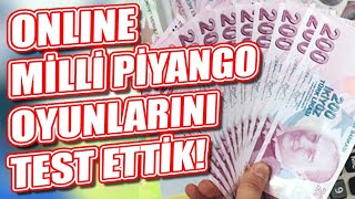 Milli Piyangonun Online Kazı Kazan Oyunlarına 200TL Bastık [upl. by Millian]