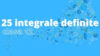 Rezolvăm 25 de integrale definite clasa 12  Matematicamd [upl. by Eal]