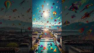 Kite Festival in Geneva Switzerland [upl. by Akierdna887]