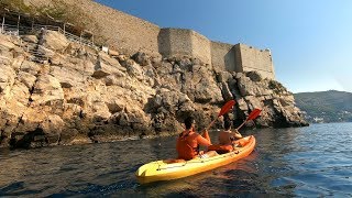 SmallGroup Sea Kayak and Snorkeling Tour in Dubrovnik [upl. by Nahoj]