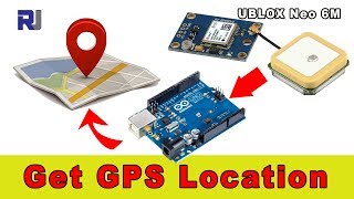 Extract GPS location in Arduino with NEO6m or NEO7M module [upl. by Starlene140]