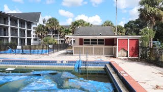 Exploring The Abandoned amp Creepy Hotel I Used To Work At  Kissimmee Florida Hwy 192 Tourist Area [upl. by Broddy]