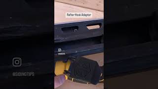 Rafter hook adapter for Dewalt 20volt framing nailer [upl. by Eglanteen402]