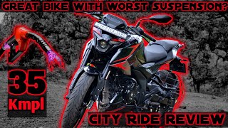 N250 city ride review and mileage test🤨 35km plus mileage😵 Best bike under 185Lakh  Suspension🤮 [upl. by Esyahc556]