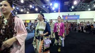 Grand Entry  2022 Hunting Moon Pow Wow  Powwowscom [upl. by Lerual]