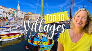 TOP 10 Most beautiful Villages in Côte d’Azur  Provence  French Riviera Travel Guide [upl. by Lesig]