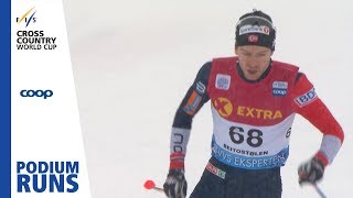 Sjur Roethe  Mens 30 km  Beitostølen  1st place  FIS Cross Country [upl. by Rojam457]