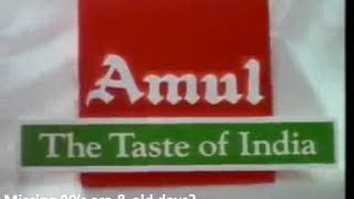 Amul The Taste Of India Old Indian Doordarshan Ad [upl. by Suzie]