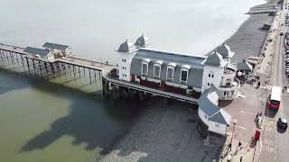 penarth pier drone footage [upl. by Yrocal]