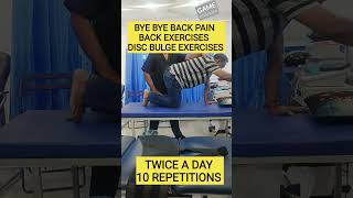 Back pain exercises disc bulge exercises backexercise discbulgeexercises sciatica lowerbackpain [upl. by Cline]