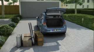 VW Golf 7  Animation Kofferraum mit variablen Ladeboden 2013 [upl. by Wilmott490]