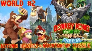 ABM Donkey Kong Tropica lFreeze Walkthrough 2 Autumn Heights HD [upl. by Grefe]