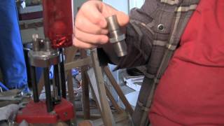 Reloading 101 Lee Classic Turret Press and Cast Bullet sizing and install Gas Checksmts [upl. by Erodroeht730]