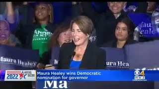 Maura Healey wins Democratic nomination for Massachusetts governor [upl. by Anurb]