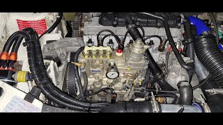 Installation de la pompe injection en ligne Motorpal 4m sur la 205 td [upl. by Balthasar131]