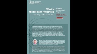 quotWhat is the Riemann Hypothesis and why does it matterquot by Ken Ono [upl. by Neehsas]