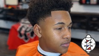 FLAWLESS TAPER FADE ON COARSE HAIR  Barber Tutorial [upl. by Fawna721]