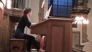 Susannah Carlsson organist plays Tournemire from LOrgue Mystique [upl. by Yug]