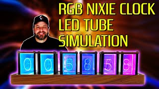 6 TUBE RGB NIXIE LED TUBE CLOCK  Did TEMU pull thru this time Unboxing and Review with the crew [upl. by Lanna535]