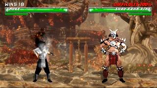 Mortal Kombat Project Solano Edition 2024  MK1 SMOKE Gameplay Playthrough [upl. by Schalles]