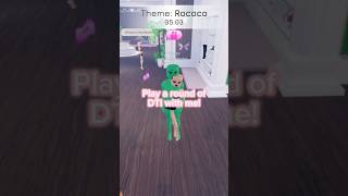 Play a round of Dress to Impress with me  Theme Rococo  roblox dresstoimpress dti [upl. by Neerroc]