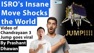 ISROs Insane Move Shocks the World  Video of Chandrayaan 3 HOP goes viral [upl. by Audre]