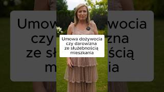 Umowa dożywocia a darowizna ze służebnością mieszkania zachowek [upl. by Showker360]