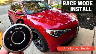 Alfa Romeo Stelvio Race Mode Install [upl. by Dorsman]