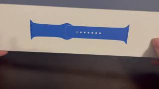 Unboxing Capri blue Apple Watch band [upl. by Whatley96]