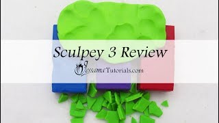 Polymer Clay Review Sculpey Three Review [upl. by Nerrawed378]