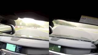 M550d vs M5 at Nurburgring [upl. by Alenas]