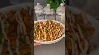 Rice chicken and noodle platter singaporean rice ricerecipe chickendinner asmrfood noodles [upl. by Haym]