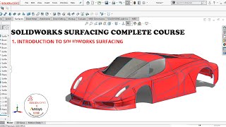 Solidworks Surfacing  Introduction to Solidworks Surfacing Complete Course [upl. by Carlie]