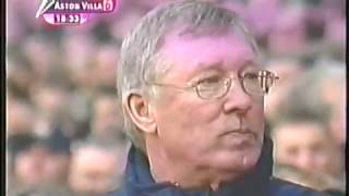 Manchester United vs Aston Villa 2003  Premier League  Full game  English audio [upl. by Dolores]