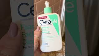 CeraVe Foaming Facial Cleanser Oily Skin Daily Wash shorts [upl. by Ertemed227]