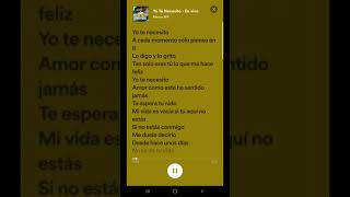 Marca Mp  Yo Te Necesito KaraokeLetra [upl. by Adilen4]