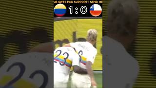 COLOMBIA vs CHILE 2024 WORLD CUP QUALIFIERS football trending shorts [upl. by Notniuq]