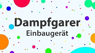 Dampfgarer Einbaugerät  Infos und Kaufempfehlungen [upl. by Urdna]