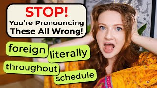 Most Common Pronunciation Mistakes in English ❌ [upl. by Mathre237]