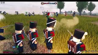 Roblox Waterloo  Corps des Chasseurs  18e  6e VS Rhine  25e  15e  2e [upl. by Alia]