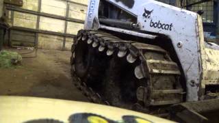 Bobcat 763 skid steer tracks [upl. by Jaal397]